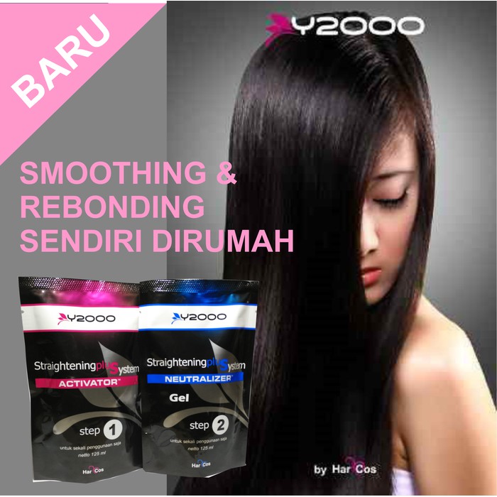 Jual Vitamin Rambut Minyak Rambut Minyak Kemiri Y2000 Hair Straightening Plus System 2 X 125ml Ready Indonesia Shopee Indonesia