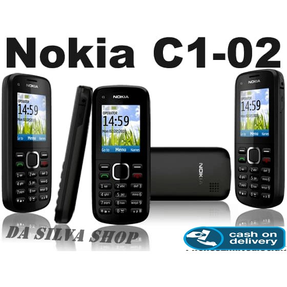 HP NOKIA C1-02 REFURBIS ORIGINAL FULSET_HP NOKIA LAMA_HP