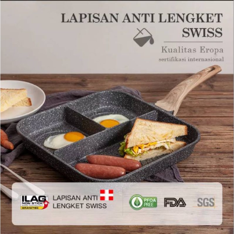 penggorengan grillpan carote