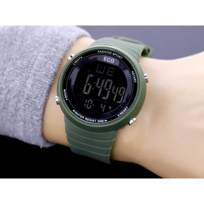 BEST SELLER | Jam tangan Pria Sport Terlaris/ Jam Tangan Rantai Tanggal aktif