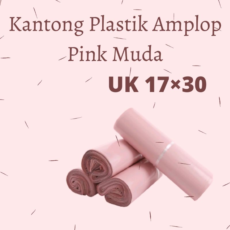

POLYMAILER KANTONG PLASTIK AMPLOP PINK MUDA KANTONG PACKING PLASTIK PACKING MURAH PINK PLASTIK PEMBUNGKUS PAKET
