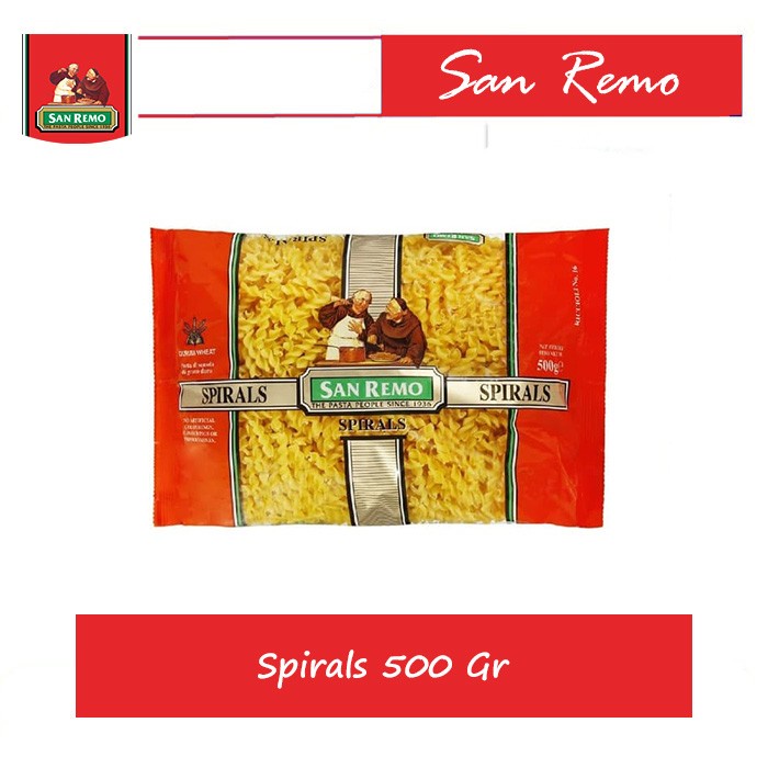 

San Remo Spirals 500 Gr