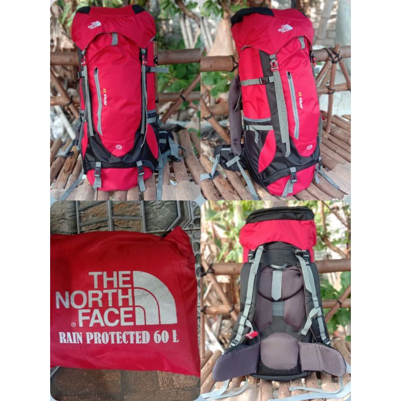 Carrier tnf patrol 60L free raincover/Carrier tnf/tas gunung/tas hiking