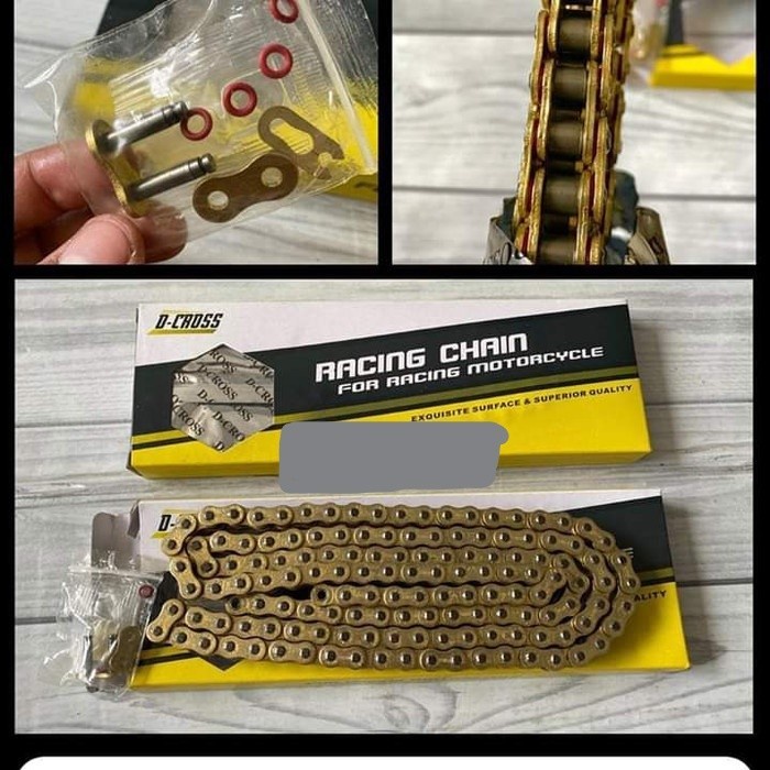 Rantai Dcross 428H, 520H