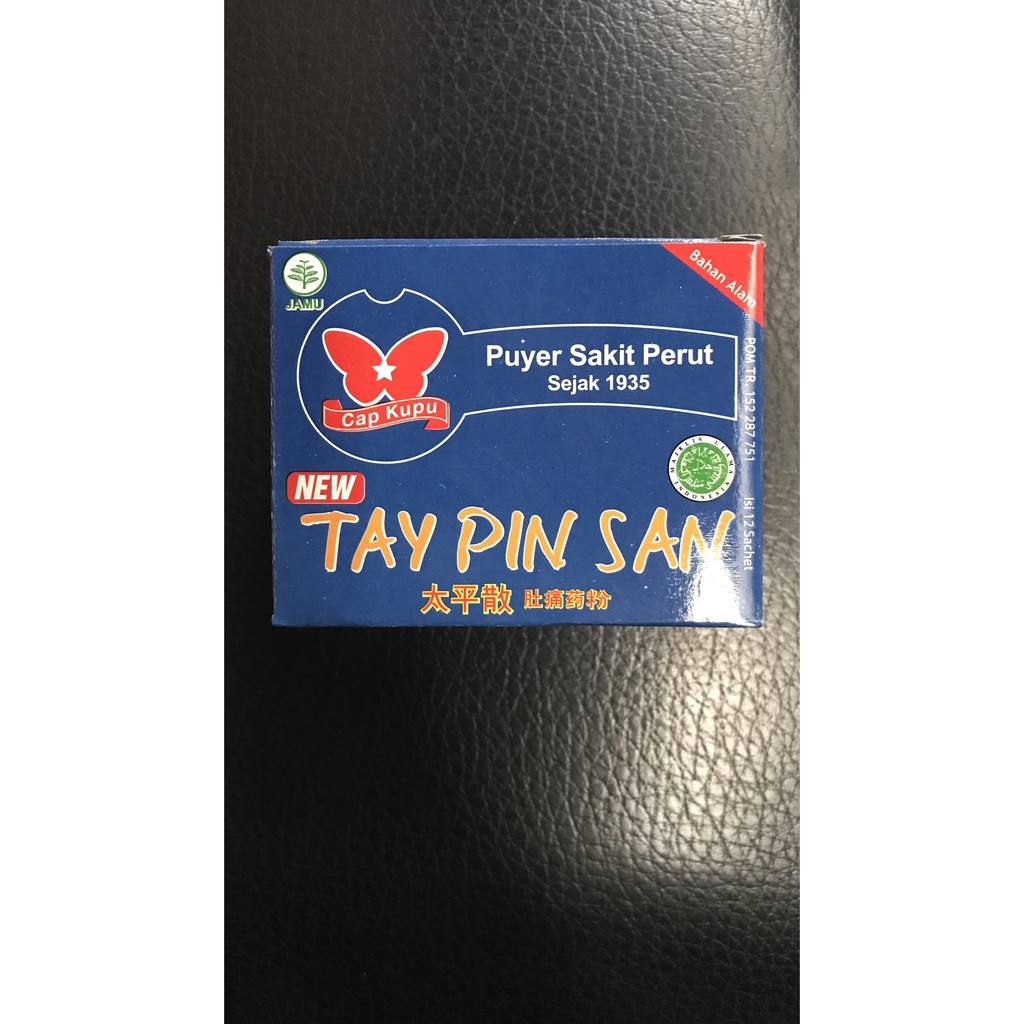 

PROMO TAY PIN SAN 1 PAK DUS BOX 12 SACHET CAP KUPU KUPU PUYER SAKIT PERUT TERMURAH