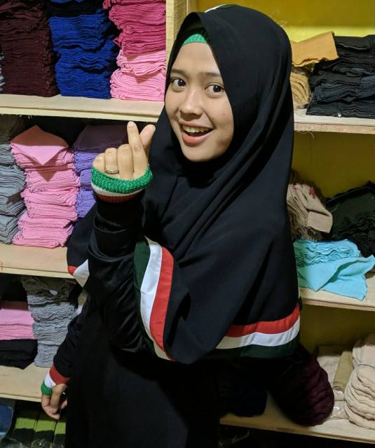 Kerudung hijab Jilbab instant palestina model syria instan palestina