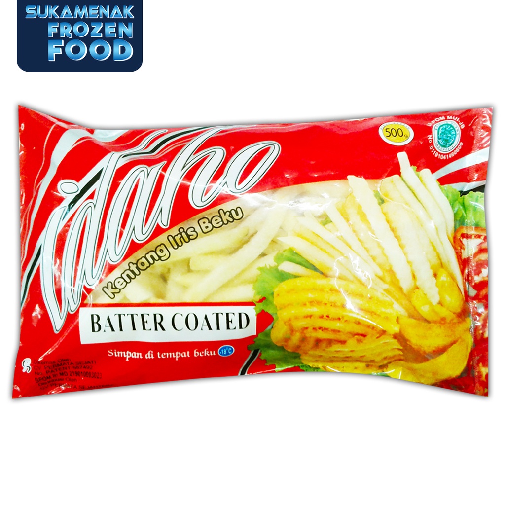 

IDAHO Kentang Batter Coated 500gr