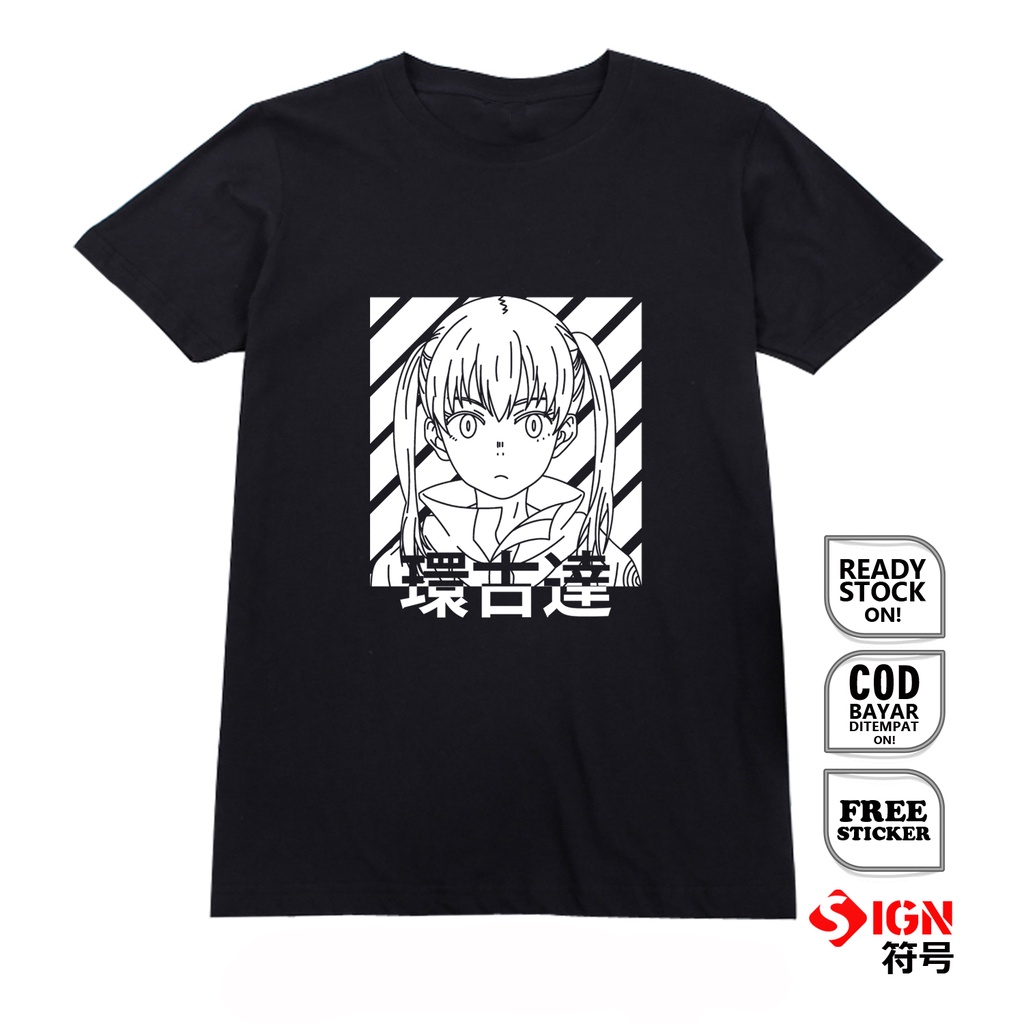 KAOS WAIFU ANIME MANGA TAMAKI KOTATSU FIRE FORCE SHINRA KUSAKABE IRIS BENIMARU SHINMON ARTHUR BOYLE PILLAR REKKA HOSHIMIYA JAPAN CULTURE OTAKU WIBU BAJU JEPANG COSPLYA - SIGN CLOTH