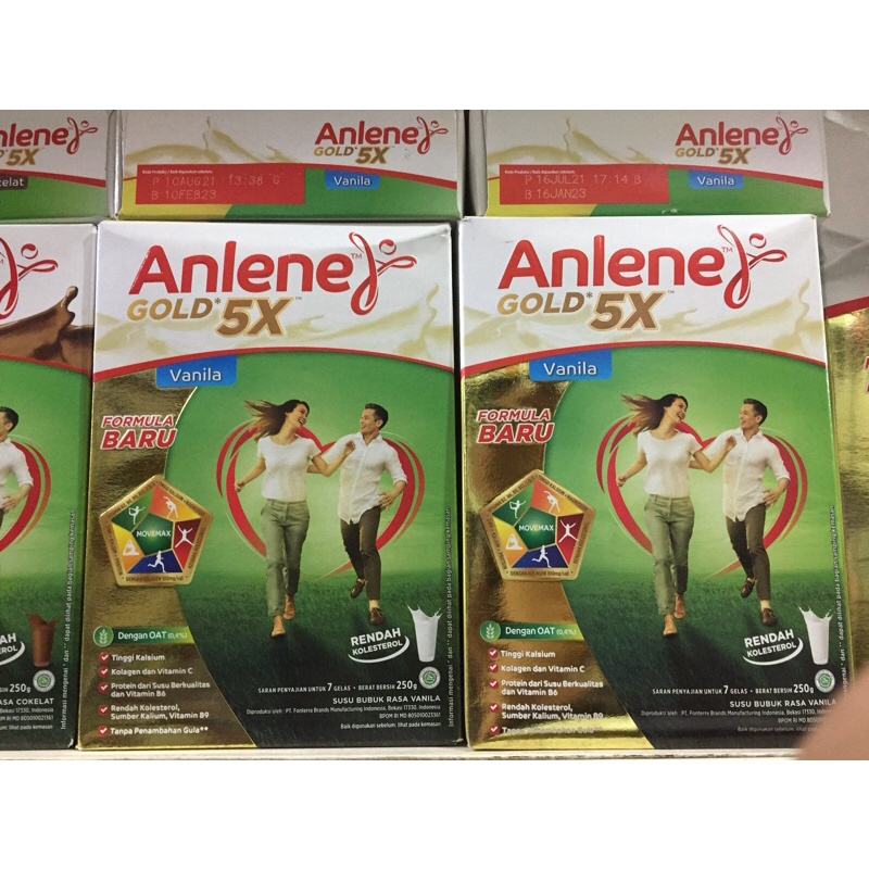 

Anlene Gold Rasa Vanilla 250gr