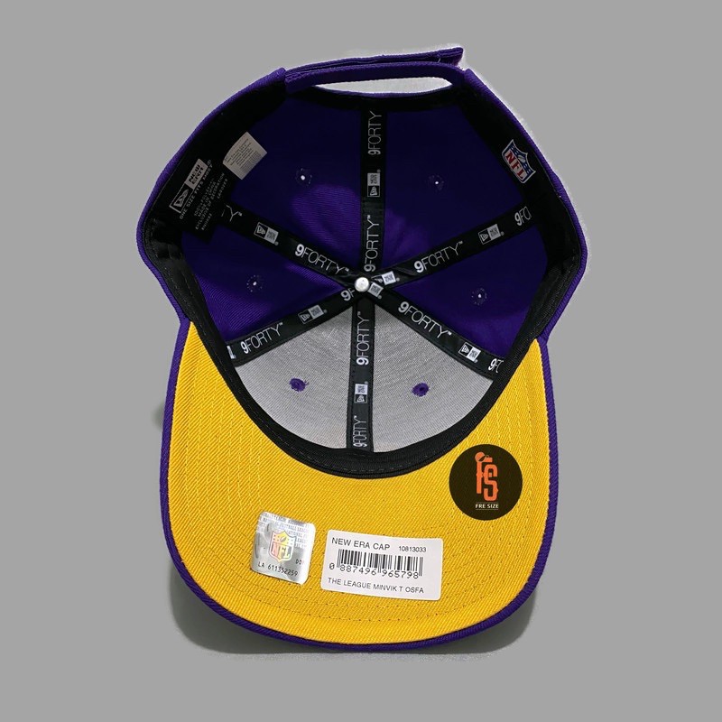 TOPI NEW ERA ORIGINAL THE LEAGUE MINNESOTA VIKINGS PURPLE