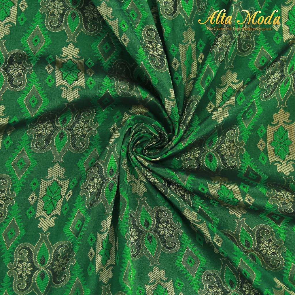 

Alta Moda Songket Motif Palembang Crystal Hijau (1M)