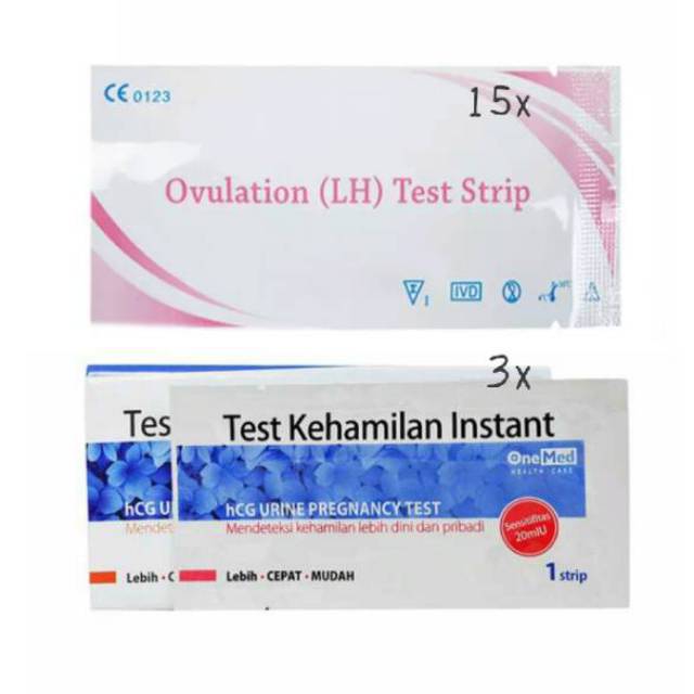 15x Ovulation LH Test Strip 3x Tes Hamil