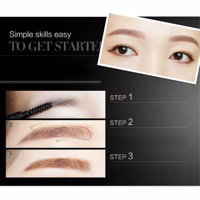 BISA COD- DNM Eyebrow Definer Pensil Alis Waterproof dan Tahan Lama - Pensil Alis