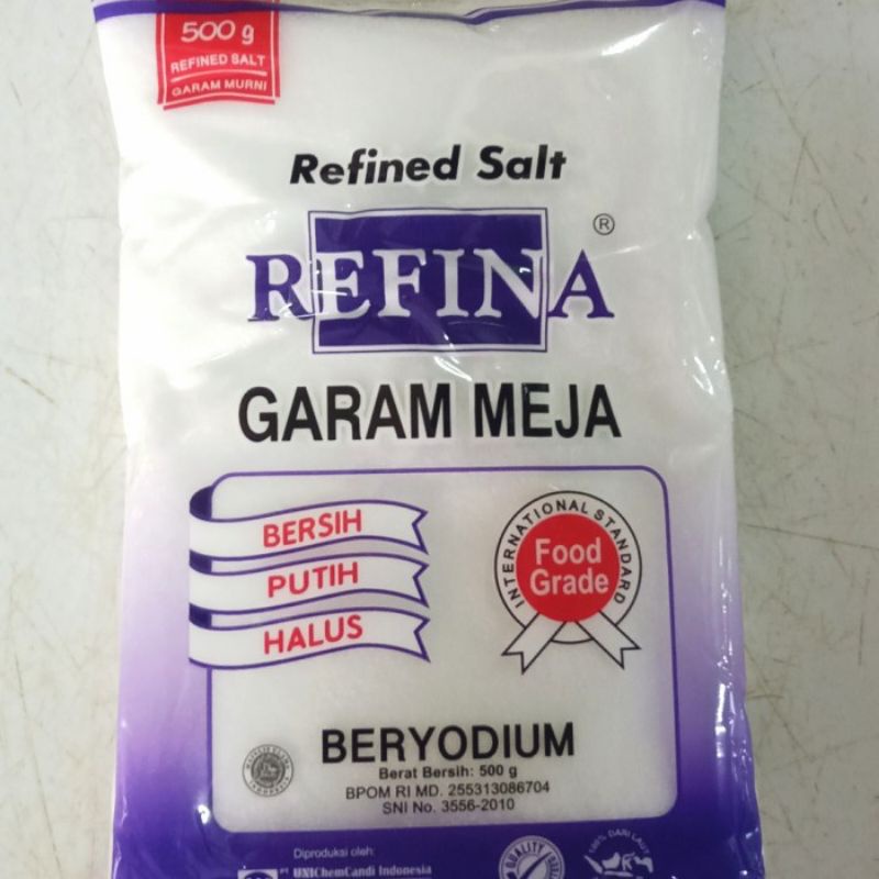 

[READY] Garam Meja Garam Refina Beryodium 250 gr 500 gr