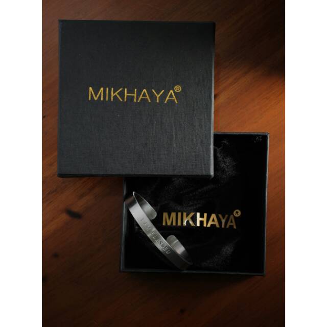 GELANG KRISTEN AKSESORIS ROHANI I AM BLESSED SILVER