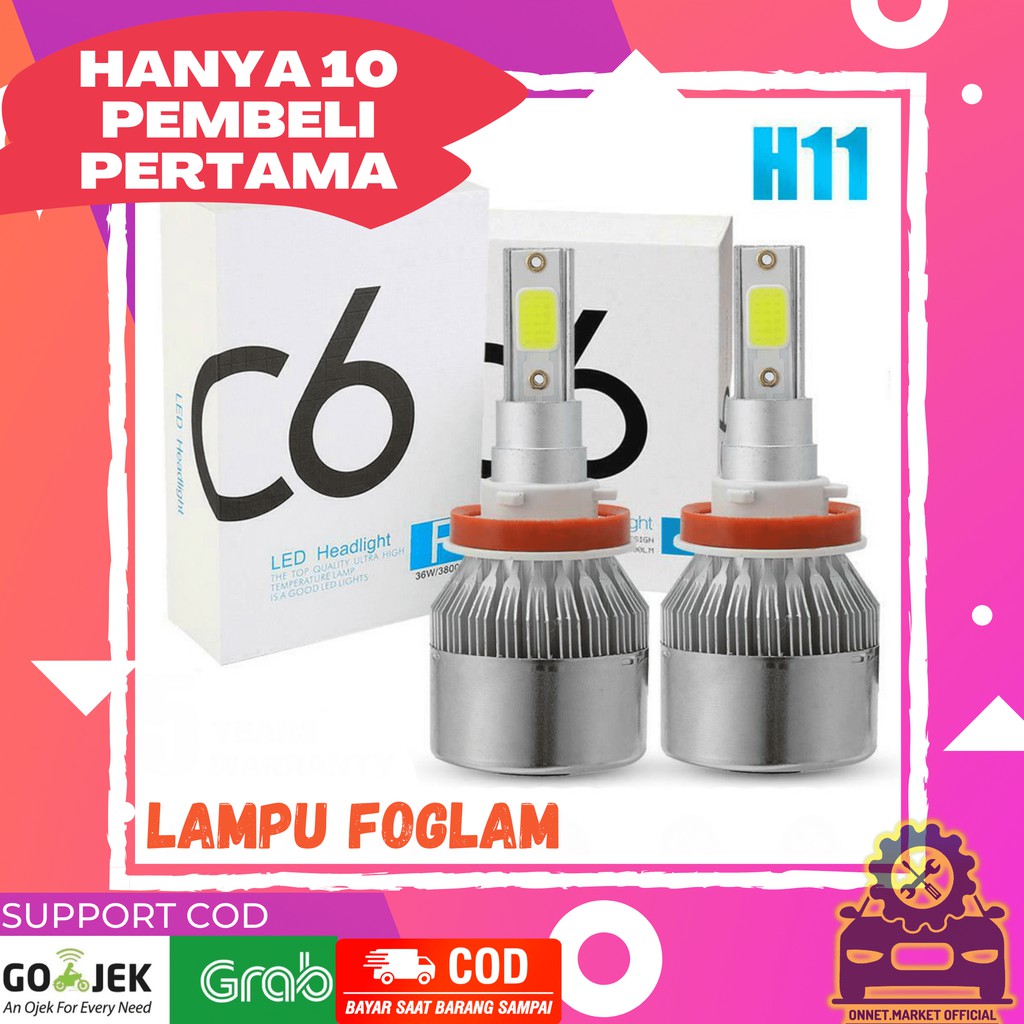 Lampu Mobil H11 Lampu LED Mobil Standar Lampu Utama Headlamp Mobil H11