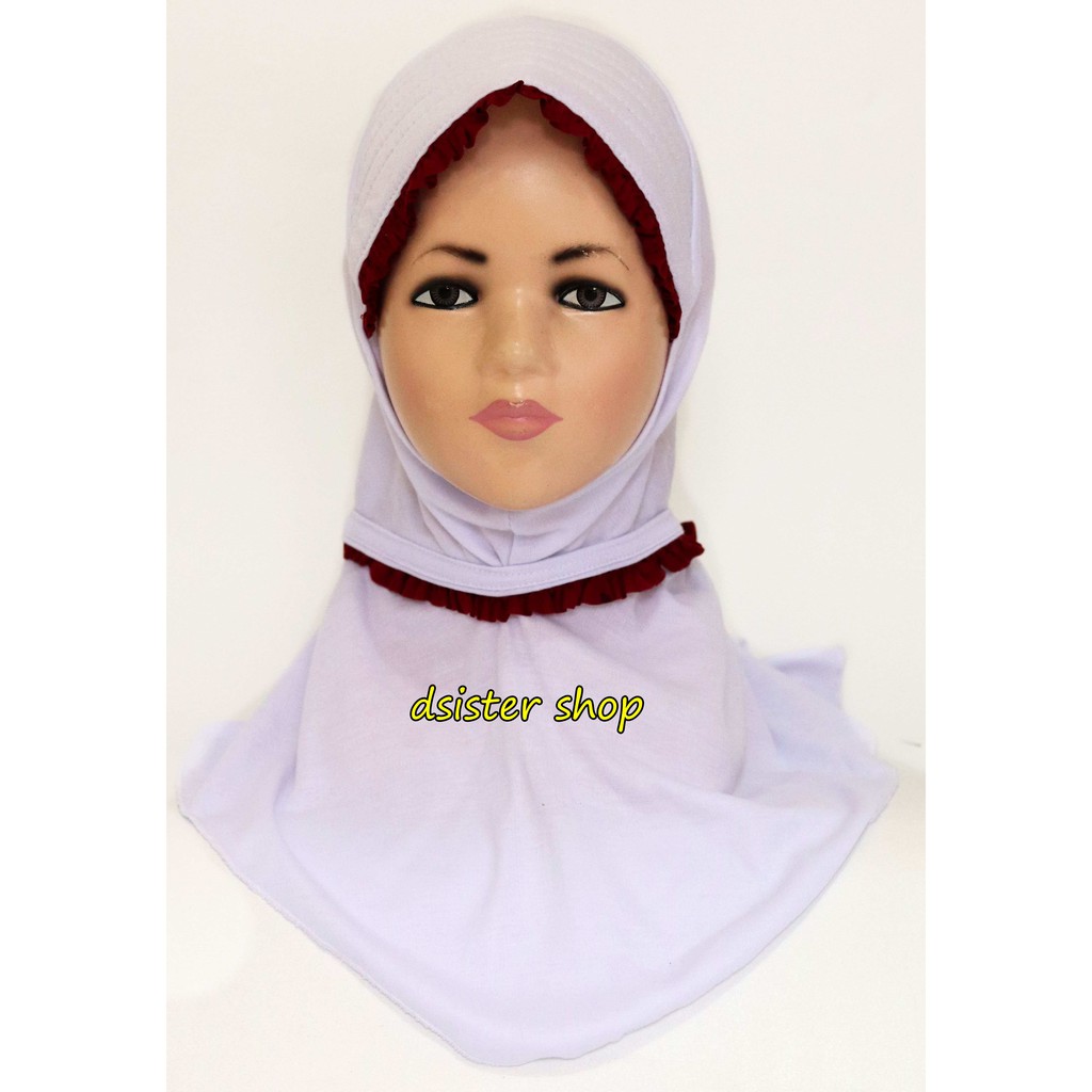 Jilbab Sekolah Anak SD merah putih