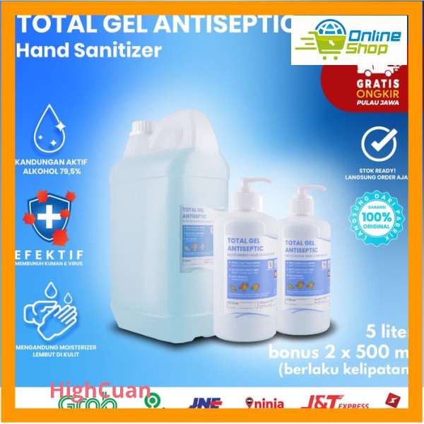 Hand Sanitizer Total Gel 5 Liter