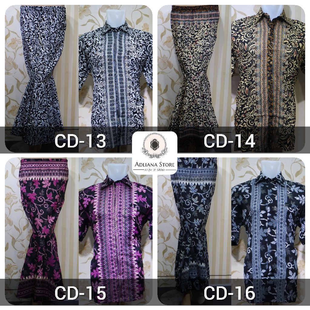 (COD) Rok Duyung dan Kemeja Batik / Couple Duyung / Couple Batik / Batik Couple HANANIA KEBAYA COLLECTIONS