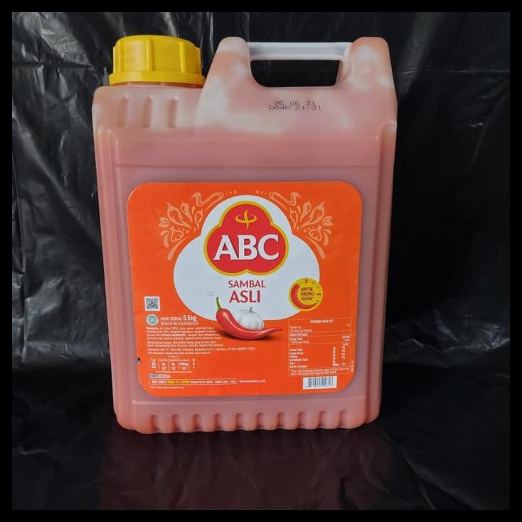 

TERBARUU!! ABC CHILLI SAUCE - ABC SAOS SAMBAL 5,7KG - ABC JERIGEN GALON COD