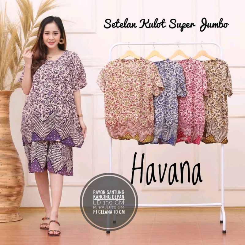 Setelan Kulot Jumbo / Kulon Rayon Jumbo / Setelan Rayon Jumbo / Piyama Kulot Jumbo / Setelan Piyama 