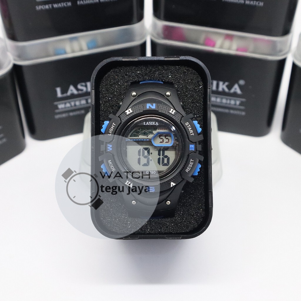 Lasika Original Jam Tangan Anak Laki-Laki Remaja Digital Anti Air Rubber Strap Terbaru GL1138