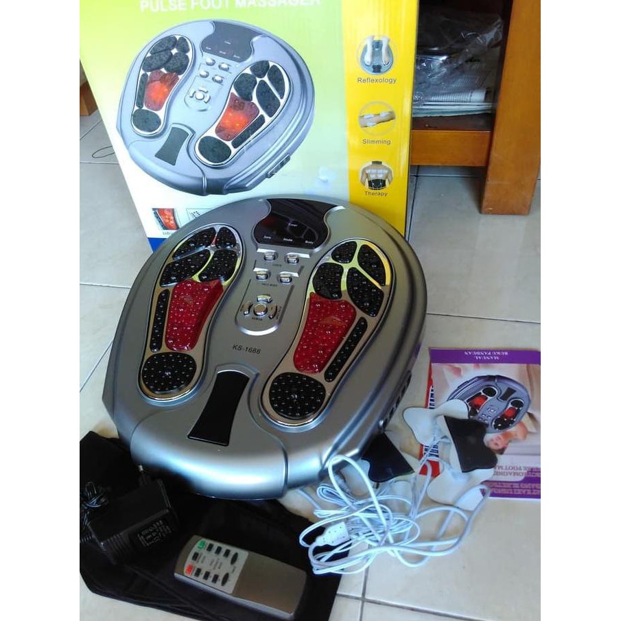 Pijat Kaki Badan Elektrik Alat Terapi Therapy Getar Setrum Acupuntur