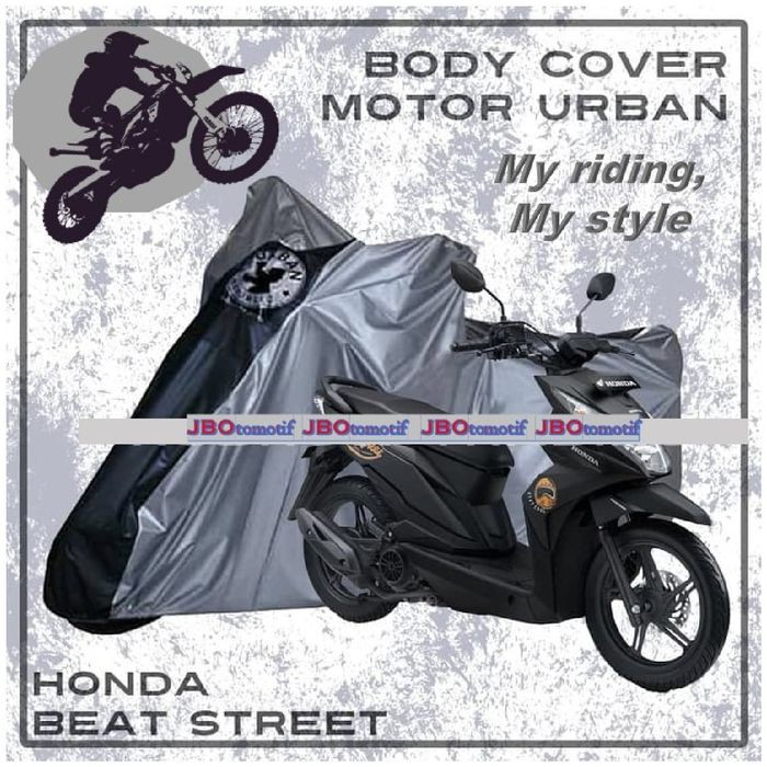 Cover Motor Urban ORIGINAL  Ukuran Standar New Beat Street / Sarung Motor Urban