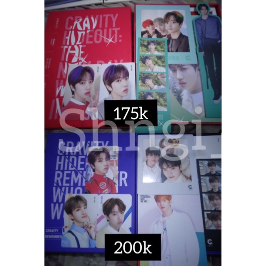 album cravity, wonjin photocard pc