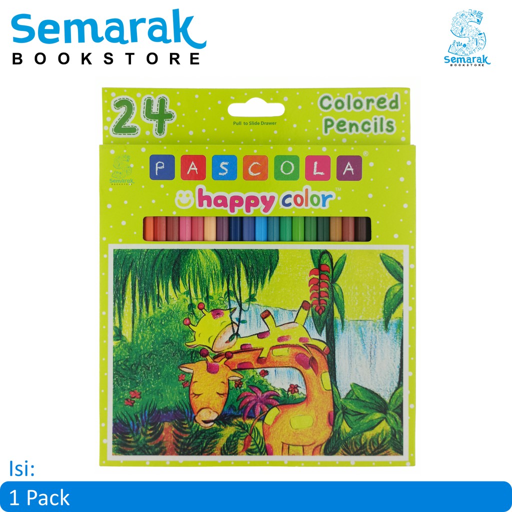 

Pensil Warna Pascola Happy Color 24 Warna
