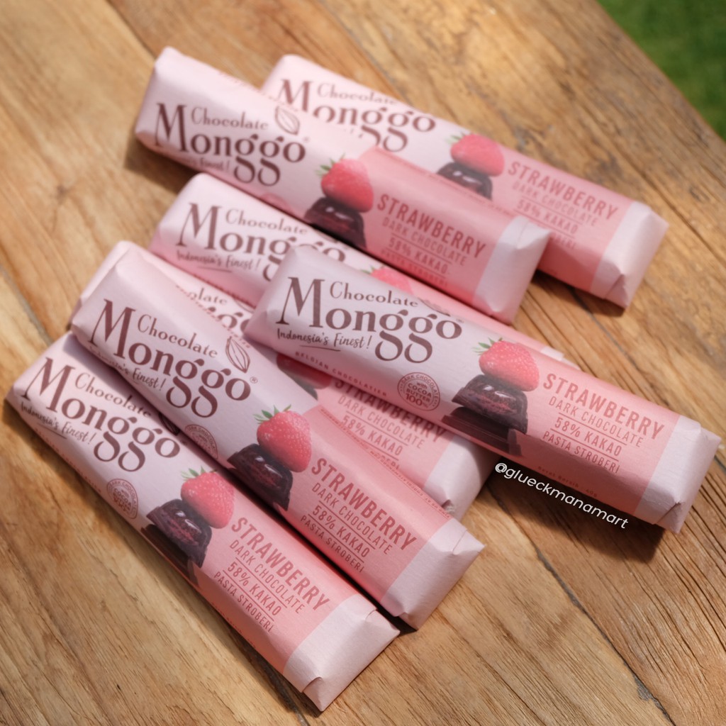 

Cokelat / Chocolate Monggo Strawberry 40 gr