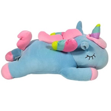 Boneka kuda pony unicorn LY RAINBOW UNICORN 43cm guling anak istana boneka halus lembut