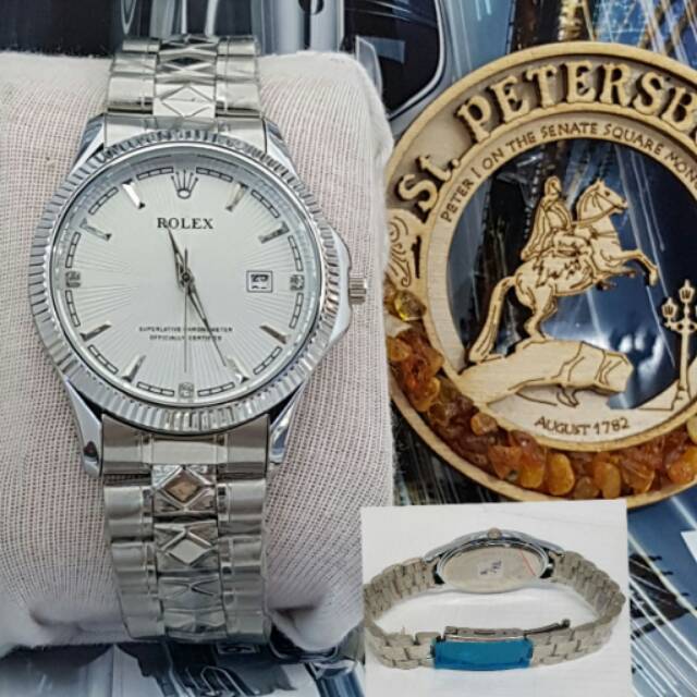 JAM TANGAN CEWEK/WANITA ROLEX PREMIUM RANTAI ANTI AIR ELEGANT HARGA BERSAHABAT...