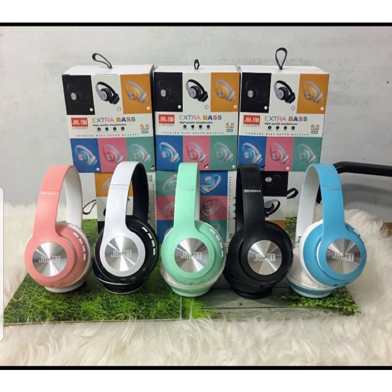 HEADPHONE BLUETOOTH MACARON EXTRA BASS  JBL-66BT