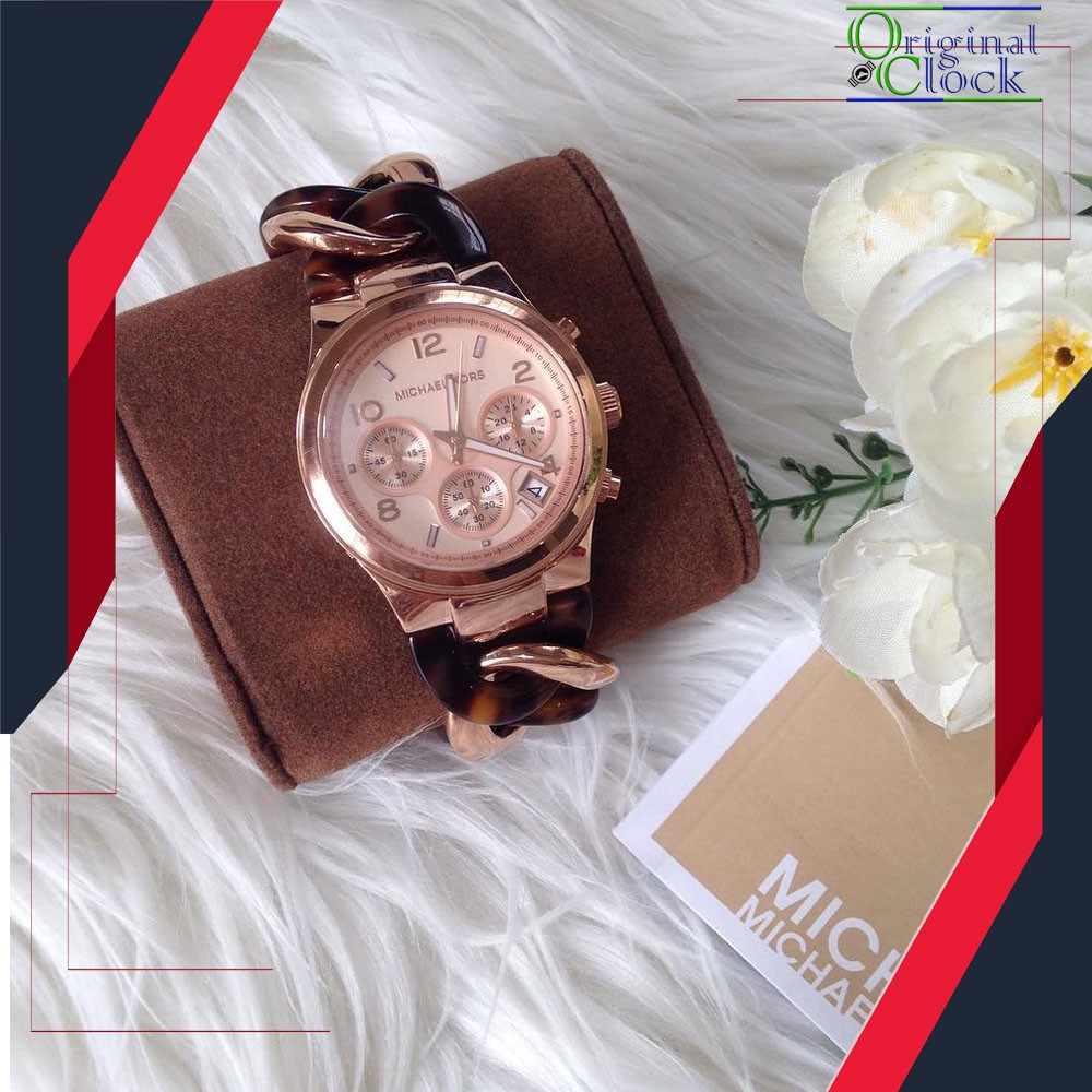 JAM TANGAN PRIA WANITA | RANTAI | KULIT | KARET | MURAH | WANITA [ORIGINAL MK4269] | CHRONO AKTIV