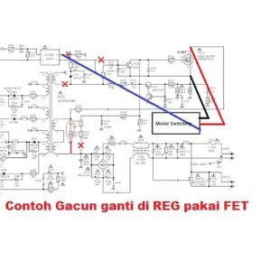 Dijual Original Hanaya regulator   Gacun switching 12A MK 34C reg tv 14 34  Berkualitas