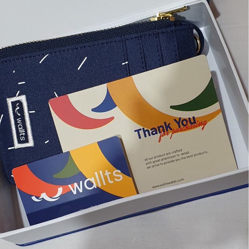 wallts KARA SPRINKLE NAVY (card holder)