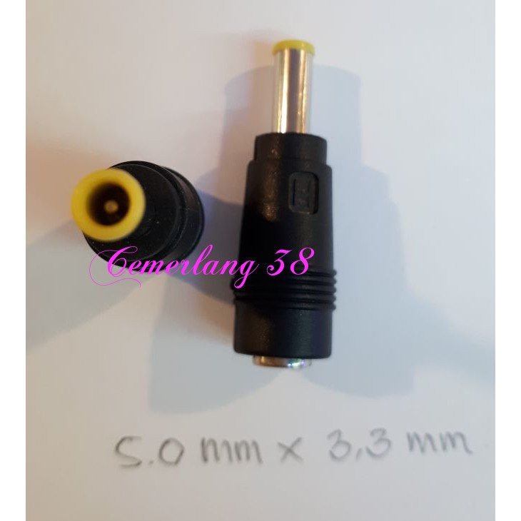 5.5mm*3.3mm Sambungan Jack DC/Female to Male Over Connector Jack DC