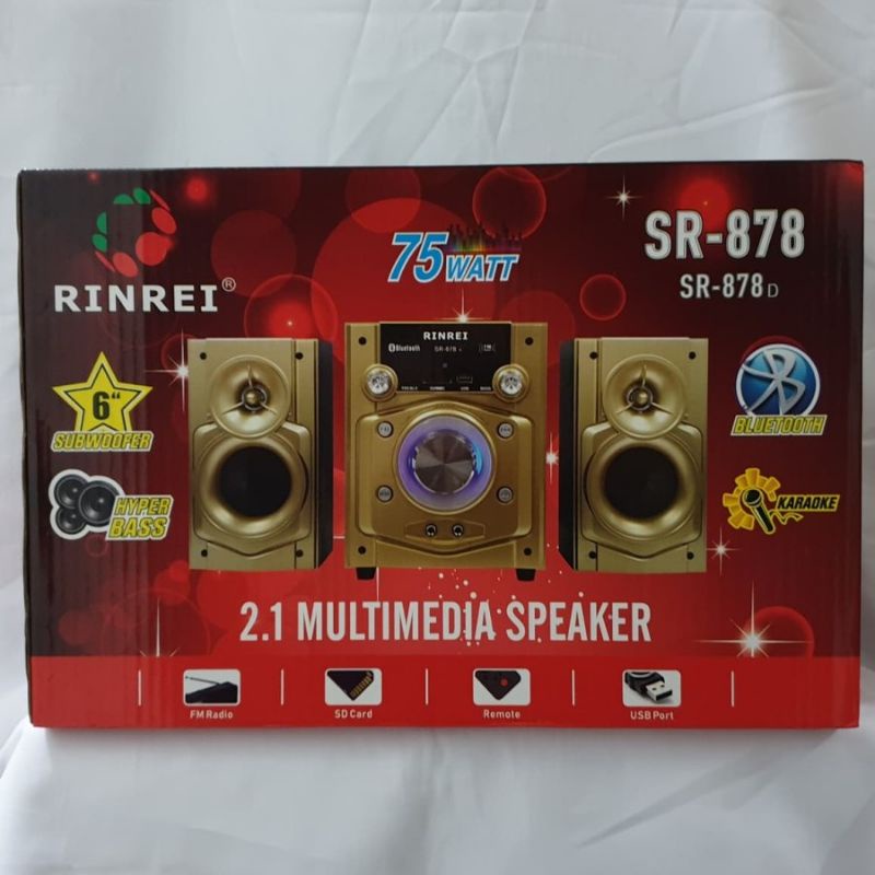 SPEAKER BLUETOOTH RINREI SR 878D