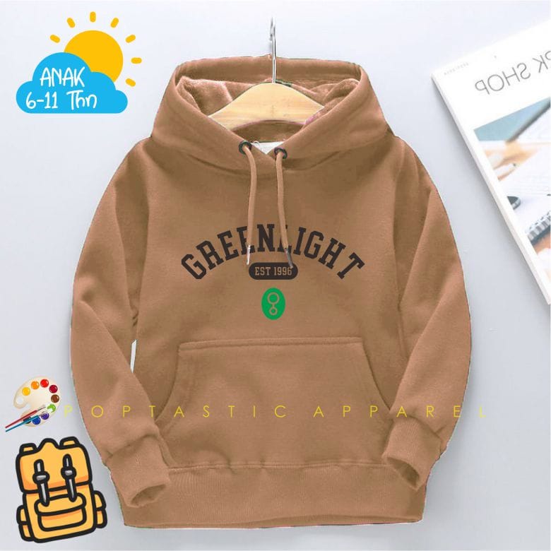 COD SWEATER HOODIE GREENLT ANAK - JAKET BAYI DISTRO KUALITAS PREMIUM - BAHAN KATUN TEBAL - BEST QUALITY