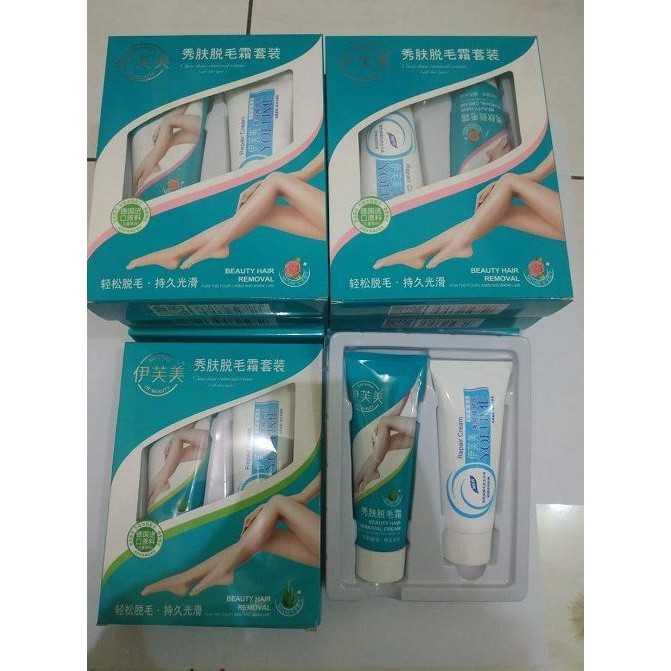 Yofume Yofum Krim Penghilang Perontok Bulu Rambut Kaki Tangan Ketiak