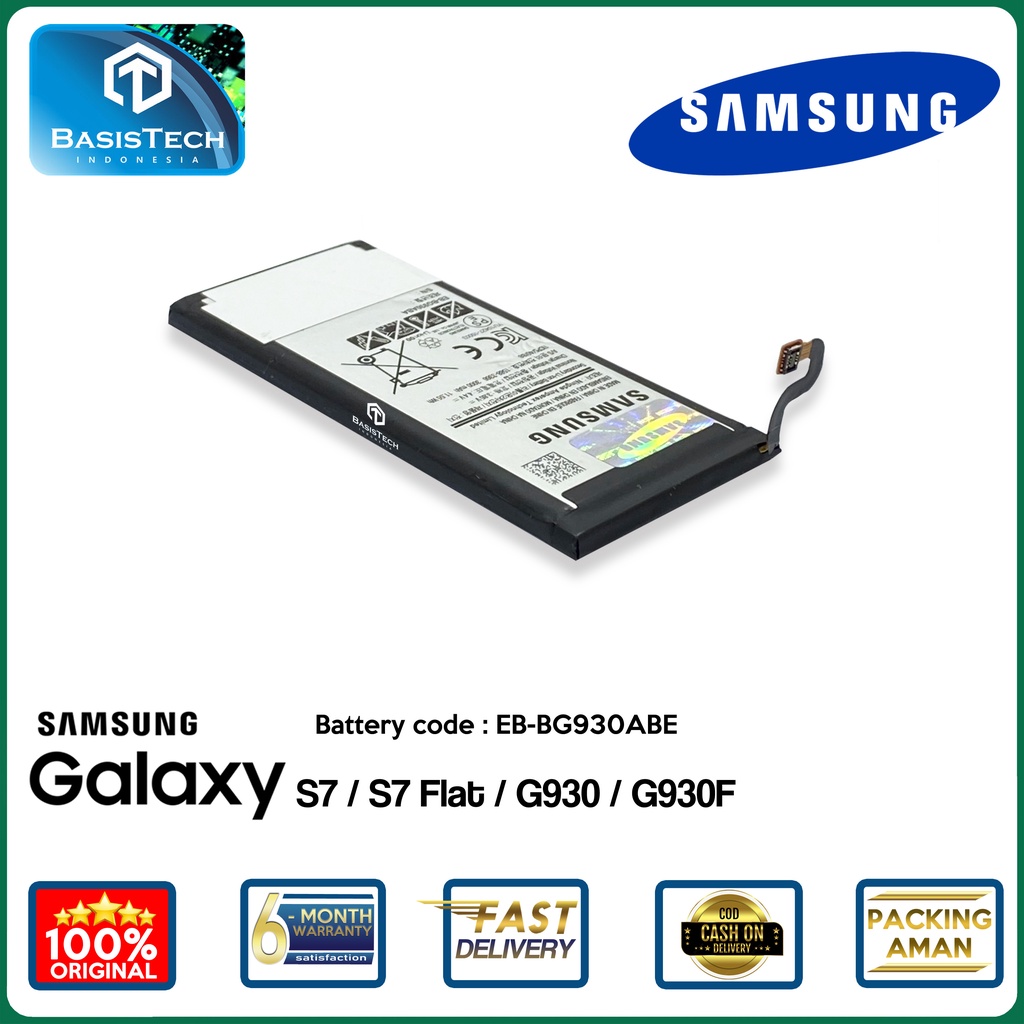 BATERAI SAMSUNG S7 FLAT - G930 - G930F - EB-BG930ABE - ORI