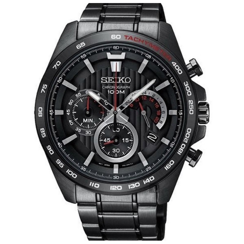 SEIKO SSB311P1 SSB311 Chronograph Quartz Tachymeter