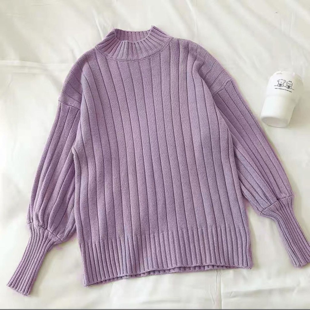 ARSILA TOP / Pakaian wanita / atasan wanita / rajut lilac