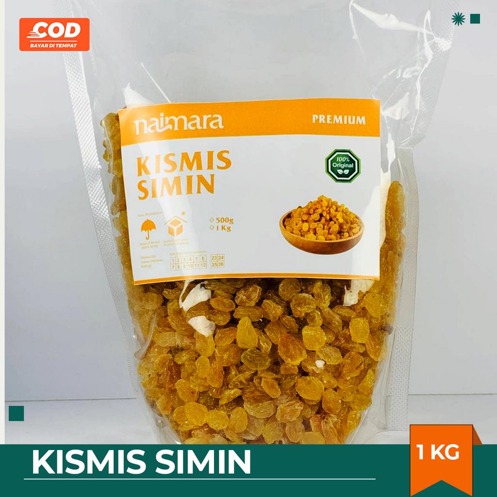 

Kismis Mutiara Golden Simin Manis Premium Organik Oleh-oleh Haji 1Kg