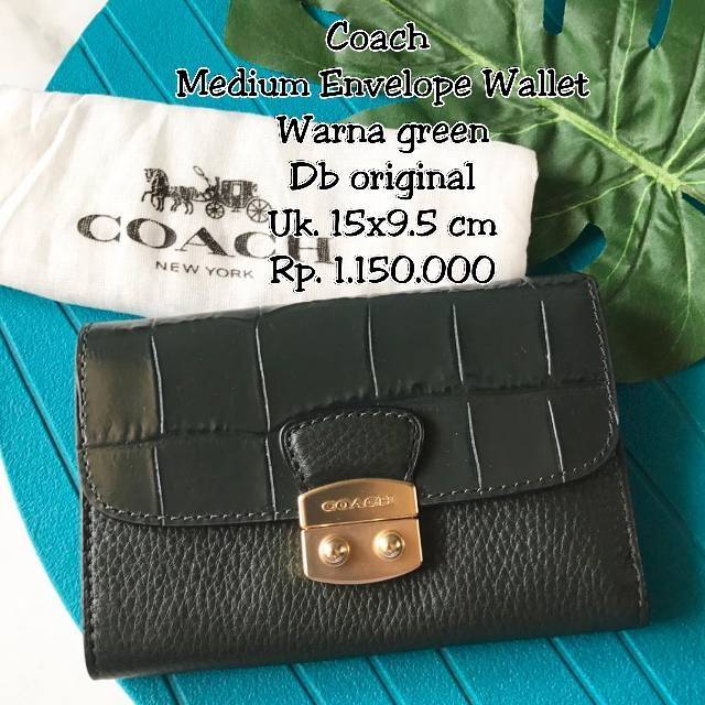Coach Medium Envelope Wallet
