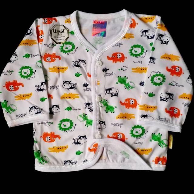 3-6pcsBaju bayi usagi animal lengan panjang