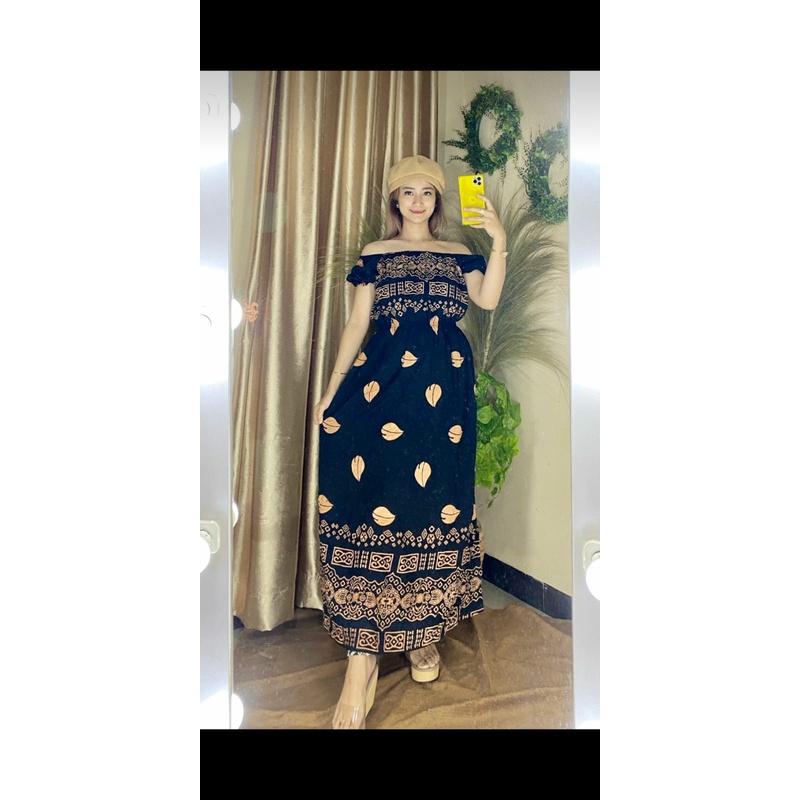 LONGDRESS/SMOKE/LONGDRESS SMOKE/DRESS/DASTER LONG/K004