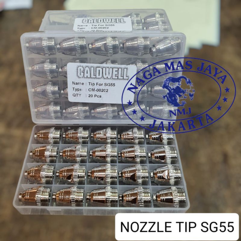 CALDWELL NOZZLE TIP SG55 / NOZZLE TIP SG55 PLASMA CUTTING CUT 60 / NOZZLE SG 55 PLASMA CUT