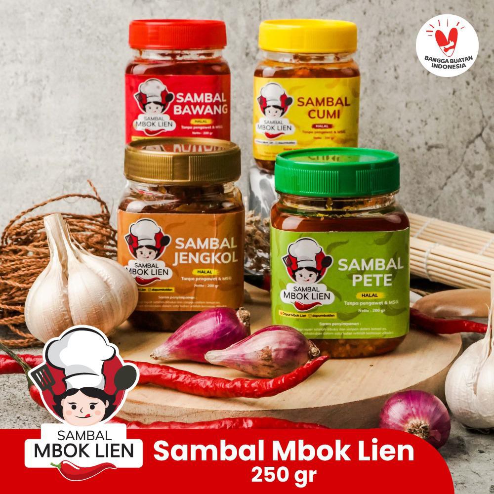 

Sambal / Sambel Bawang / Pete / Cumi / Jengkol / Roa Mbok Lien 200 ml